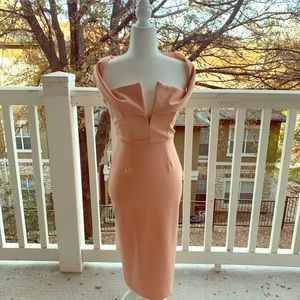 Salmon Pink Bust Small Dress Do+Be